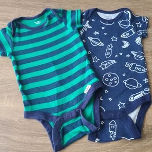 Gerber 2 pack Infant Boys Onesie Bodysuits